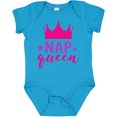 thumbnail image 3 of Inktastic Nap Queen, Crown, Stars - Pink Purple Girls Baby Bodysuit, 3 of 5