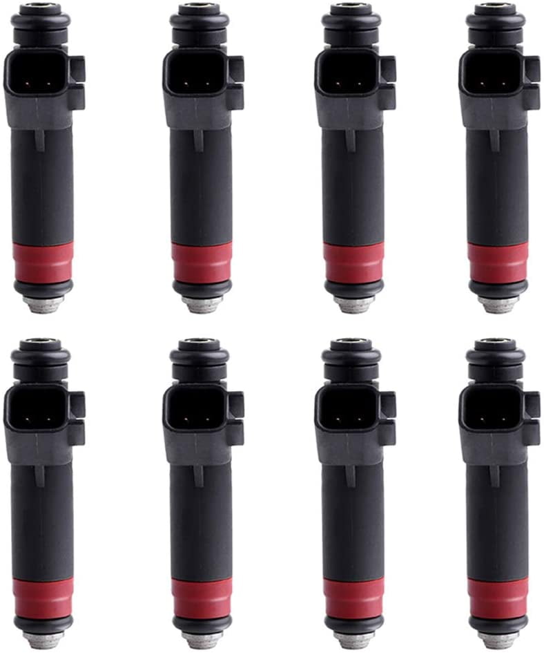 Fuel Injectors ECCPP 8pcs High Performance 2 Hole Fuel Injector Kits 53032145AA Fit for 01 02