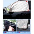 thumbnail image 4 of Windshield Cover, Ultra Thick Tarpaulin, Waterproof, HeavyDuty, Winter Weather Protection, Fits Most Cars, 4 of 5