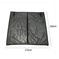 thumbnail image 3 of Magnetic Bottom Car Mosquito Net Curtain - M Size (172*150cm) Breathable Nylon Mesh for Trucks/MPVs, 2-Piece Door Design with Dual Zipper, Privacy & Insect Protection for Summer Camping/Road Trips, 3 of 5