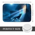 thumbnail image 2 of Honeii A Wolf Barks Out A Window Pattern Door Mat, Welcome Door Mats Outdoor Indoor, Stain and Fade Resistant, Non-Slip Entry Matfor Bedroom, Bathroom, Kitchen, 2 of 7