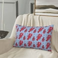 thumbnail image 5 of Zufioo Cartoon Lobsters 2 Print Double-sided Plush Pillow Cover,Decorative Pillow Protector without Pillow Core, Suitable for Sofa, Bedroom, Car-14"x20", 5 of 6