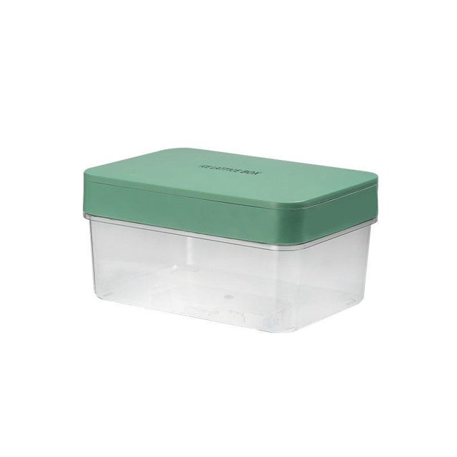 Silicone Ice Cube Trays with Ice Bucket Lid Ice Scoop Ice Cube Mold Easy Release, BPA Free