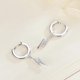 thumbnail image 2 of 1 Pair Diamond-studded Thunderstreak Ear Clips Delicate Stylish Street Eardrop, 2 of 4