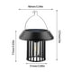 thumbnail image 3 of pstuiky Luces solares para patio, exteriores, impermeables, decoración para jardín, camping, pequeñas luces colgantes, apliques de pared, pequeñas lámparas de araña, 3 of 8