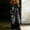 Black, variant on Women's Solid Color Off-Shoulder Denim-Look Jumpsuit – Long Sleeve Button Front, Wide Leg Pants with Pockets Blue,XXXL