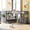 Gray, variant on Bunk bed with loft and two drawers / Storage and sleep solution for cottages