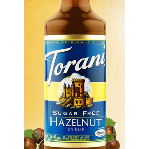Torani Sugar Free Hazelnut Syrup 750ml