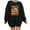 Black, variant on Babysbule Womens Hoodless Sweatshirt Women's Fashion Thanksgiving Printed Loose Long Sleeve Blouse Round Neck Casual Pullover Tops Sweatershirt