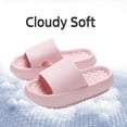 thumbnail image 2 of Cloud Slides for Women and Men Sandals, House Pillow Slippers Bathroom Super Soft Comfy Shower Slide Sandals for Indoor and Outdoor, 2 of 7