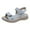 Light Blue, variant on Womens Summer Wedge Sandals Breathable Athletic Shoes Open Toe Beach Comfortable Casual Walking Outdoor On