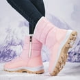 thumbnail image 6 of Daznico Warm Snow Boots for Women Ladies Warm Booties Ankle Boots Shoes Cotton Warm Boots Winter Boots,Size 8, 6 of 7