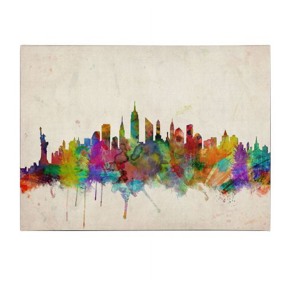 Trademark Art ' Skyline' Canvas Art by Michael Tompsett