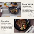 thumbnail image 4 of Non-stick Frying Pan Iron Pan Iron Skillet Cookware Deep Frying Pan Iron Pot, 4 of 8