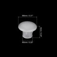 thumbnail image 2 of 200Pack 5mm(3/16") Dia Plastic Screw Hole Plugs Cover for Furniture, Clear, 2 of 6