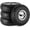 Black, variant on KVP (4-Pack) 10-Inch Solid Tires Wheels, 4.10/3.50-4 Flat-Free Tire Replacement with 5/8" Bearings & 2.2" Offset Hub, Fits Hand Trucks, Wheelbarrows, Garden & Utility Carts Yellow