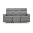 thumbnail image 3 of Signature Design by Ashley Carrigan Lane Gray Reclining Sofa, 3 of 6