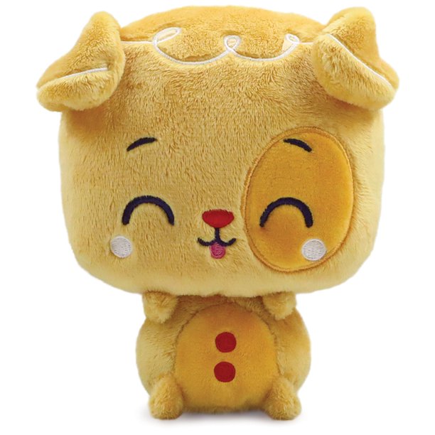 Pan de jengibre de invierno con forma de animal de peluche GUND Drops Ginny Ginger, 15 cm