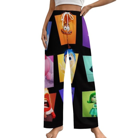 Inside Out Women's Comfy Pajama Lounge Pants Casual Loose Bottoms Sleep Pants Yoga Pants S