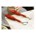thumbnail image 4 of Pottery Repair Tools Tungsten Steel Texture Ring Knife DIY Ceramic Sculpture Scraping Texture Carving Tools,Ring-Shaped, 4 of 8