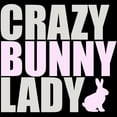 thumbnail image 3 of CafePress - CRAZY BUNNY LADY Women's Dark Pajamas - Women's Short Sleeve Print T-Shirt and Pants Dark Cotton Pajama Set, 3 of 7