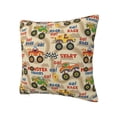 thumbnail image 2 of Wukai Animal Truck Premium Polyester Fleece Pillow Covers with Hidden Zipper Closure,Luxuriously Soft and Durable-22"x22", 2 of 7