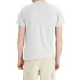 thumbnail image 4 of Hanes EcoSmart Men’s Short Sleeve T-Shirt, Crewneck Classic Fit Tee, Cotton-Poly, Ash, S, 4 of 5