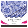 thumbnail image 2 of Spode Blue Room Collection Placemats, Set of 4 – (15.7" x 11.7") Rectangular Cork-Backed Board with Lacquered Finish, Heat & Stain Resistant Dining Table Mats Durable Kitchen Accessories, 2 of 7