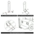 thumbnail image 5 of Yescom Golf Cart Rear Seat Safety Grab Bar Rear U-shaped Handle  With Mounting Hardware For TXT of EZGO Genesis 150, 5 of 10