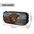 thumbnail image 4 of Vsdgher Yak Print Large Capacity Pencil Case Pouch with Zipper, Portable Aesthetic Big Capacity Pencil Cases Pen Office Travel Stationery Bag, 4 of 8