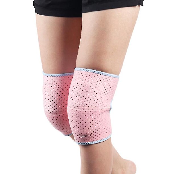 Rodillera de esponja Eva para mujer, rodilleras para baile, Yoga, tenis, protección de absorción de impacto, gimnasio, 1 par