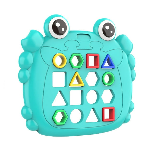 SIYTUAU Geometric Shape Matching Game Puzzle Blocks Hand Eye Coordination Activity Stacking Skill Training Educational Activity Toy