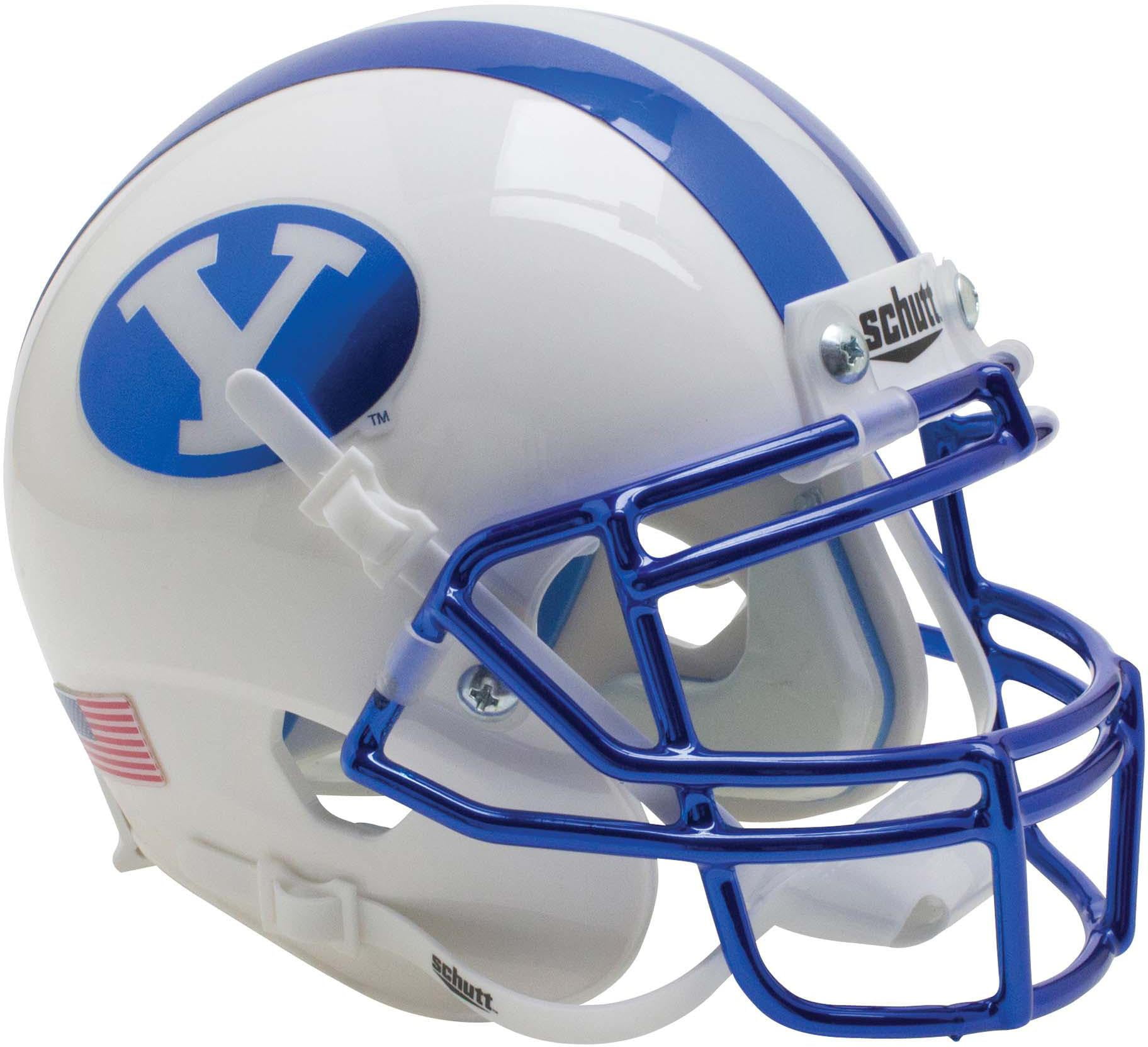 Fanatics Authentic BYU Cougars Schutt Chrome Mini Football Helmet