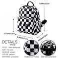 thumbnail image 2 of Mini mochila, mochila pequeña impermeable para mujeres, niñas, niños, la impresión de la mochila es claramente 15,35 pulgadas * 11,82 pulgadas, 2 of 5