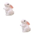 thumbnail image 4 of sweethay Adorno de conejo, estatua de conejito, interesante adorno DIY, figurita de conejito para el hogar, , balcón, patios, césped tipo 7 Tipo 7 2Conjunto, 4 of 6