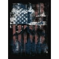 thumbnail image 2 of Junior's Lost Gods Distressed American Mountain Racerback Tank Top Black Small, 2 of 5