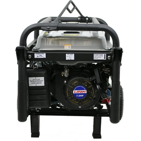 Contractor Generator - Lifan Pro-Series Platinum Premium LF4250EPL, with Total Harmonic Distorion (THD), Clean Power Alternator, Rental/Contractor, OSHA Compliant Portable Generator