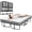 75''x54''Modern, variant on Folding Bed with Mattress for Adults, Large Size Roll Away Bed for Guest, Portable Folded Mattress