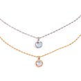 thumbnail image 4 of NICKSUN Moonstone Necklace for Women, Premium Gold Minimalist Round Necklaces, 18K Gold Plated Statement Necklace for Women, 4 of 6