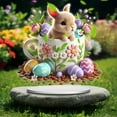 thumbnail image 6 of Moocorvic Easter Basket Essentials Easter Bunny Eggs Acrylic Tabletop Decorations Holiday Gifts, 6 of 6