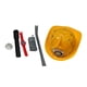 thumbnail image 2 of 6x Gorro de disfraz de para niños, juguetes de vestir para niños, reloj, accesorios para disfraces de cosplay, juego de simulación de Amarillo, 2 of 8