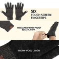 thumbnail image 2 of Sinhoon Winter Beanie Hat & Scarf & Touchscreen Gloves, Warm Knit Fleece Lined Beanie Gloves Infinity Scarf Set for Men and Women (Gray), 2 of 7