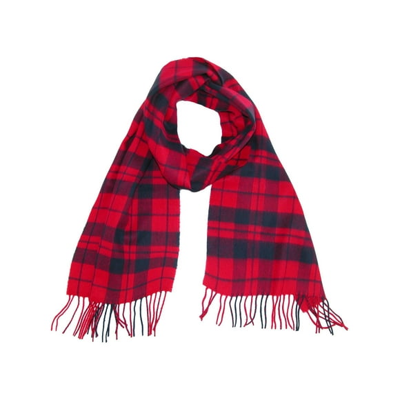 David & Young Soft Plaid Winter Scarf