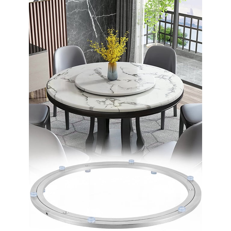 Non Slip Bearing Rotating Turntable, Aluminum Turntable Ball Bearing, Heavy Duty Bearing Silent Turntable, Bearings Swivel Plate Hardware, Turntable Bearing For Dining Table (5.5