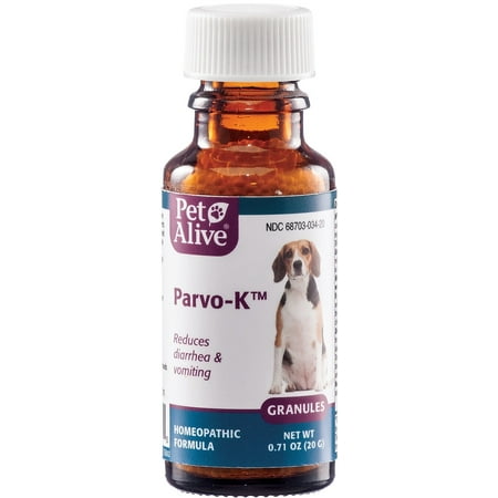 PetAlive Parvo-K - Natural Homeopathic Formula for Common Symptoms of Parvovirus such as Vomiting and Diarrhea in Dogs and Puppies - 20