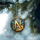 thumbnail image 1 of onlyliua ¡ ¡Promoción de Temporada! Adornos para El Hogar Personalizados Adornos con Nombre y Letras Adornos con Iniciales Personalizados Regalos de Navidad Recuerdos Familiares Adornos con Monograma, 1 of 5