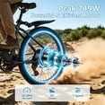 thumbnail image 2 of Electric Mountain Bike for Adults, 749W Peak UL2849 Ebike with 48V 12Ah Removable Battery, 26 inch Electric Bicycles,E-Bike for Adult, Step-Thru,7-Speed, Up to 20MPH 65 Miles, 2 of 8