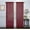 Burgundy, variant on 2 PC Sheer Voile Window Treatment Rod Pocket Curtain Panels 54" X 84" Long Each