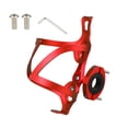 thumbnail image 1 of Yuarrent Portabidón Ligero Para Bicicletas - Cómodo Y Ajustable Portabidones Práctico Fácil De Instalar Titular Bilateral Rojo + Base Type3 NO3, 1 of 6