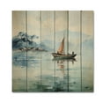 thumbnail image 3 of Designart "The Vastness Seascapes Capture wall art II" Nautical & Beach Print on Natural Pine Wood, 3 of 5